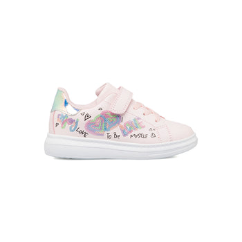 Sneakers rosa da bambina con paillettes arcobaleno Le scarpe di Alice, Scarpe Bambini, SKU k222000315, Immagine 0